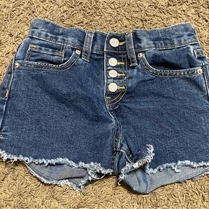 Denim Button-Fly girls Shorts